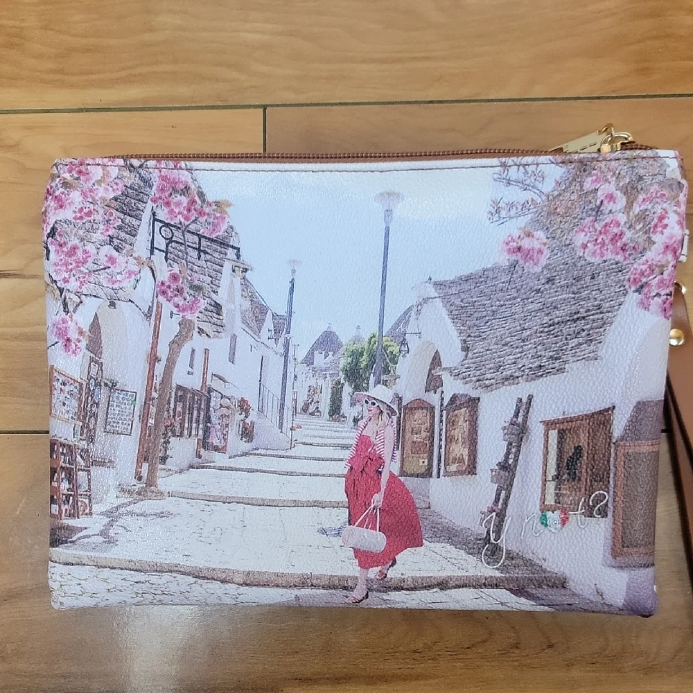 YNOT? Collections Scenic Wristlet With Wrist Strap